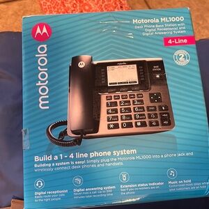 Motorola ML desk phone ML10000 4 lines phone system